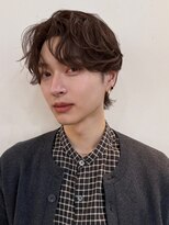 ガーデン 渋谷(GARDEN)&nbsp;【柔らかく揺れる毛流れ】ナチュラル色気のセンターパートパーマ