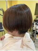 ショートカット縮毛矯正