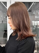 ニトバイアンキシム(nit by ahnkism)&nbsp;【レイヤーカット】韓国ヘア顔まわりカットロングレイヤー堀江
