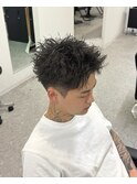 スパイキーショートスパイキーパーマ