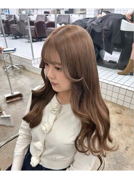 マジコ 表参道店(Magico) ミルクティーベージュ/似合わせ顔まわりカット