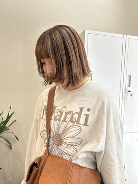 メル ヨコハマ(MeL) レイヤーボブ◎アンブレラカラー☆☆