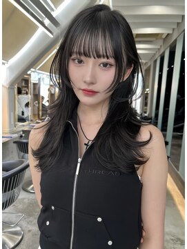 ロンドイディールバンダイ 新潟万代(Lond ideal) ハッシュカット×グレーブラック