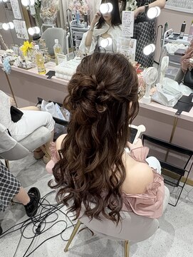 リアン(lien) ハーフアップ