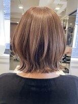 ソワネ 表参道(soigne) 表参道酸性ストレートミディアムレイヤーアッシュグレー40代