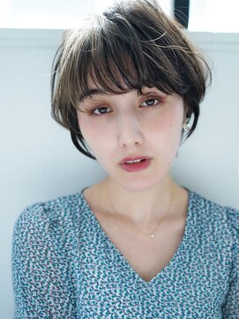 マルツ 銀座(maltu) 大人かわいい美髪ネビージュショートヘア韓国小顔