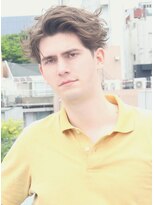 ジジバイワースホワイル(jiji by WORTH WHILE) 刈り上げセンターパートサーフカール波巻きツイストスパイラル