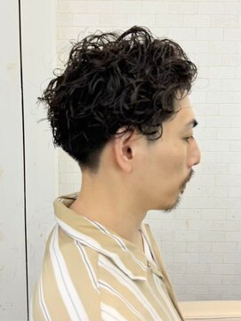 宇都宮メンズパーマ波巻きスパイラルパーマ波巻きパーマツイスパ