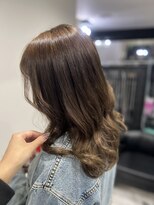 ヘアーデザイン ジェルム(Hair Design germe)&nbsp;モテ髪ミディブラウン / YUDU