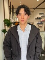 ラパンセブランメンズ 蟹江(LA PENSEE BRUN MEN'S)&nbsp;[LAPENSEE_inagaki] スパイラルパーマ