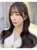 韓国レイヤー/韓国風/ボブ/髪質改善/黒髪/ブリーチなし〔池袋〕