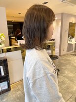 ヘアーエスクールフェイス(hair S. COEUR face)&nbsp;オリーブベージュカラー/枚方美容室/大阪美容室