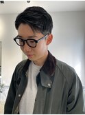 サイドパートスタイル