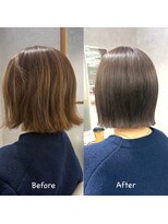 ヘアサロン ドットプラス 町田店(dot. plus)&nbsp;透明感ヘイリーボブ【フジタアヤコ】