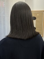シベルバレー 横浜(sibell)&nbsp;黒髪ストレートロングレイヤーミディアム髪質改善ストレートヘア