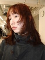 シティ(sity.)&nbsp;天神　ブリーチなしダブルカラー　レイヤーカット　暖色カラー