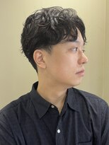 ザメンバイリオス(THE MEN. BY LIOS)&nbsp;無造作パーマセンタースタイル
