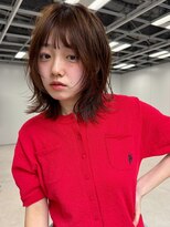 ヴェイン 渋谷(vain)&nbsp;ニュアンスパーマ 顔周りレイヤー ショートボブ 透明感カラー