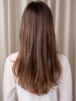 カバーヘア ブリス 戸田公園西口店(COVER HAIR bliss)&nbsp;フレンチバング抜け感デジタルパーマフェミニンロング30代40代X