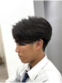 ニュアンスパーマ/フェザーパーマ/センターパート/藤沢美容院