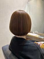 ネウィ 大分中央町店(newi)&nbsp;ナチュラルな艶髪☆丸みシルエットの大人可愛いストレートボブ