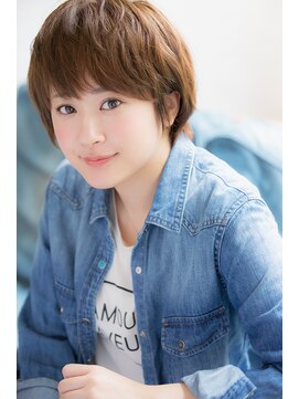 ベイルーム(BAYROOM by HONEY omotesando) 【BAYROOM横浜】隙間バング×ナチュラルショート(吉田遼平)