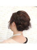 《五番街》結婚式およばれ・２次会ヘアセット♪