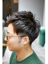 ラヴィーヘアーワークス(LAVIE hair works)&nbsp;2ブロック＋フェザーバングスタイル