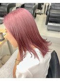 【verda】ピンクグレー×ことりベージュ×ウォータフォール