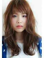 ナオシ 田原台店(nao c)&nbsp;【生駒nao*c】マロンベージュアッシュ/ゆるふわセミロング