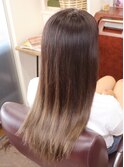 髪を傷めない！次世代エクステでグラデーションヘアー