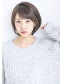 30代.40代,50代 マニッシュ丸みショート 大人ボブ 原宿表参道