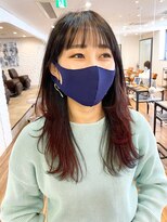 ノラキチジョウジ(NORA KICHIJOJI)&nbsp;#ウルフカットレイヤーカット#黒髪#インナーカラー#20代30代