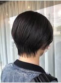 ハンサムショート/メンズライク/ミントアッシュ/30代/40代/50代