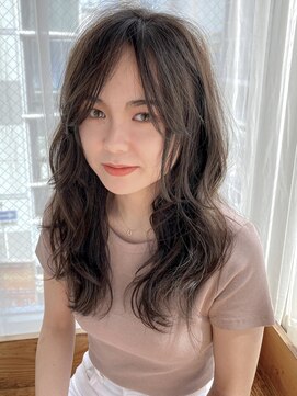 シェル(SHEL) 【SHEL★心】ゆる巻きセミロング『センター分け』