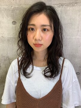 マルカ 調布(marca) 大人前髪 ×  ラフウェーブ