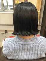 アプシー 三田駅前店(Apsee)&nbsp;切りっぱなしボブ／アクセサリーカラー