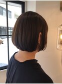 6月ボブ【似合わせカット/くびれヘア/アースカラー】
