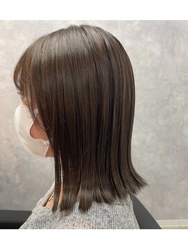 シエルリンクス(Ciel links) 切りっぱなし×オリーブベージュ