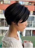 30代40代大人女性/前髪ありショートボブ/ショートヘア/髪質改善