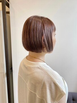 ロラン(LORAN by mahae) ミニボブ×ピンクブラウン