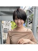 くびれ美人ショート/20代/30代/前髪あり
