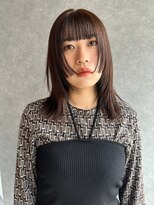 イトシテ&nbsp;インナーローライトカラー×顔周りレイヤーボブ　【鎌田　隆雅】