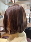 エイジングプレミアムケアカラー＋大人ボブ