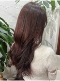 ロング×ピンクブラウン♪