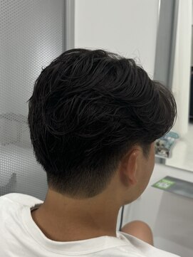 バース 梅田中崎町店(BIRTH) ニュアンスパーマセンターパートワンカールパーマ韓国メンズ