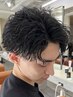 メンズカット+スパイラルorツイストスパイラルパーマ ￥9980〔大阪/梅田〕