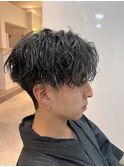 センターパート/ツイストスパイラル
