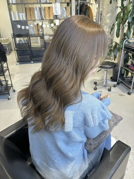 インク(inc) オリーブカラー/透明感カラー/トリートメント/レイヤーカット