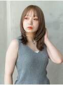 ウルフレイヤー/20代30代大人かわいい/くすみベージュ